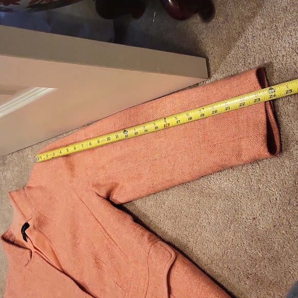 Talbots Peach Wool Blazer - Picture 4 of 6
